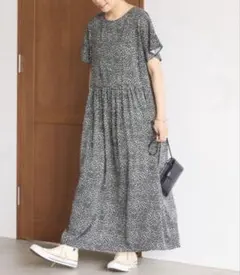 AMERICAN HOLIC アソート プリント フレンチスリーブ ワンピースのサムネイル