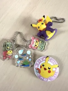 ポケモン ピカチュウ ガチャガチャ 3点セット