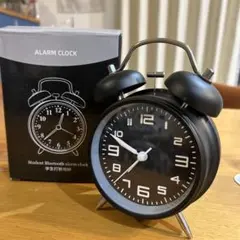 アラーム時計 ブラック