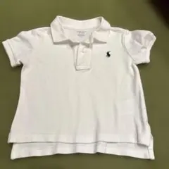 Ralph Lauren ホワイト ポロシャツ　80