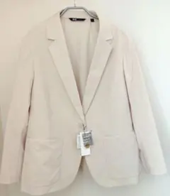 タグ付き♪ユニクロ Theory 感動ジャケット ナチュラル XL