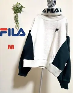 【FILA】【Mサイズ】フィラ　レディース　長袖 トレーナー スウェット