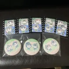忍たま乱太郎フリューくじ桜もちぴこの段 缶バッチ　6年生セット