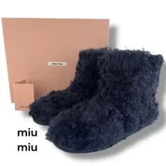 ☘️ 美品 miumiu ミュウミュウ ムートン ショートブーツ レザー 黒 ☘️ 2025年最新】MIU MIU ムートンブーツの人気アイテム - メルカリ