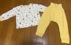 おさるのジョージ GU パジャマ 腹巻付き