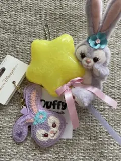 ディズニーシー ステラルー ぬいぐるみスティック キーチェーン 2点セット