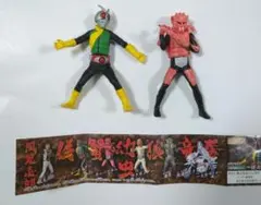 HGシリーズ　ガシャポン　仮面ライダー　怪人狼男編 2体セットのサムネイル