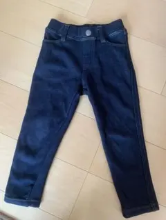 裏起毛パンツ　デニム調　110センチ