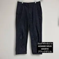 コムデギャルソン homme deux ブラックデニム