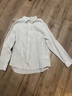 H&M リネン長袖シャツ XL