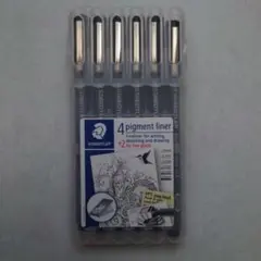 ステッドラー 水性ペン ピグメントライナー 6本セット / 308 SB6P