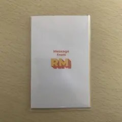 BTS Butter RM メッセージカード