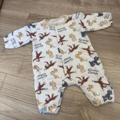 【匿名配送】おさるのジョージ　ロンパース 70