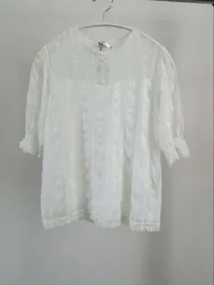 MOUSSY ホワイト レース シャツのサムネイル