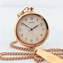 稼働 セイコー SEIKO 懐中時計 ゴールド 箱あり 記念品 ヴィンテージ 