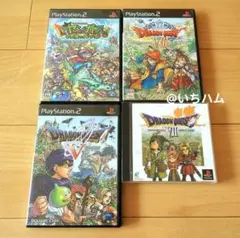 ドラゴンクエスト 少年ヤンガスと不思議のダンジョン等　PS1.2ソフト4本セット