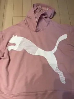 PUMA プーマ パーカー ピンク ビッグロゴのサムネイル