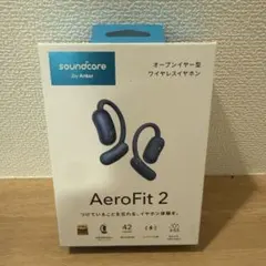 （新品未開封）Anker Soundcore AeroFit 2 ディープブルー 新品未開封 ANKER AeroFit 2 ワイヤレスイヤホン ディープブルー