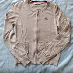 LACOSTE グレー カーディガン 長袖