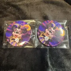 ディズニーアンコールモーメンツ展 ミッキーマウス マスカレード 缶バッジ