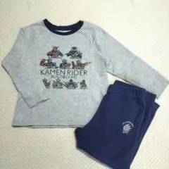 ユニクロ　パジャマ　110　長袖　上下セット　仮面ライダー　エグゼイド　ビルド