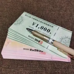 33,000円分優待券　ビックカメラ等　株主優待