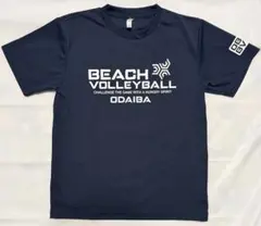 ビーチバレーボールシャツ ネイビー ODAIBA