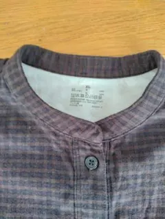 無印ネルシャツ XL ダークブラウン