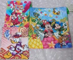 ディズニー夏イベント 巾着3種類