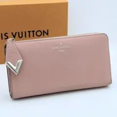ルイヴィトン ポルトフォイユ コメット L字ファスナー 長財布 ピンク