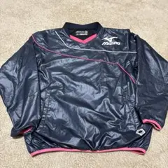 Mizuno 長袖ウェア Lサイズ ネイビー/ピンク