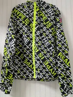 ＺＵＭＢＡナイロンジャケット 黒/蛍光イエロー