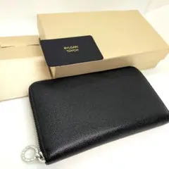 【RFID搭載 箱,証明書付 極美品】ブルガリ　ビーゼロワン　ラウンド　長財布のサムネイル