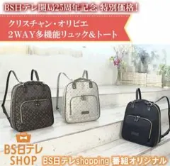 美品★クリスチャン・オリビエ2WAY多機能リュック＆トート