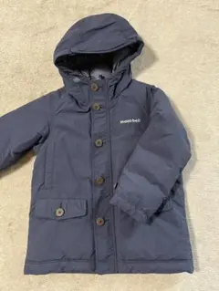 mont-bell ネイビー ハスキーコート　120 キッズ　冬　ダウン
