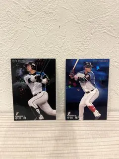 プロ野球チップスカード　中田翔　キラカード2枚セット