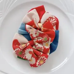 【ゆけこ様】七五三　髪飾り　ヘッドドレス　着物リメイク　アンティーク　女の子