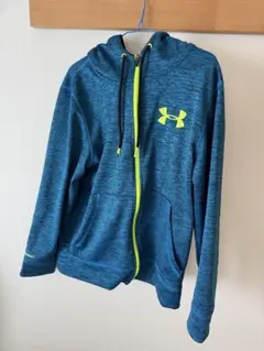 UNDER ARMOUR フルジップ パーカー 青