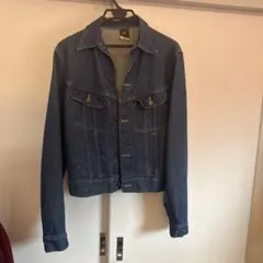 Lee デニムジャケット アートプリント サイズ20