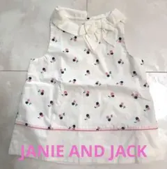【未使用】JANIE AND JACK ノースリーブトップス　さくらんぼのサムネイル