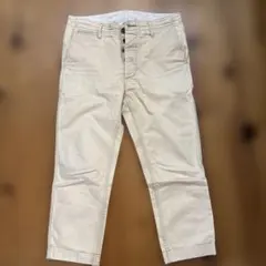 visvim ベージュ チノパン サイズ1 クロップドパンツのサムネイル