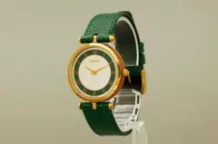 GUCCI グッチ 2000M 腕時計 メンズ クォーツ グリーン 純正ベルト
