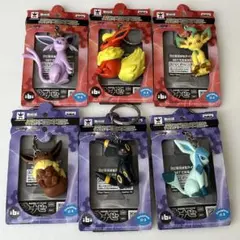公*o様 劇場版ポケモン ベストウィッシュ フィギュアキーホルダー 6個セット