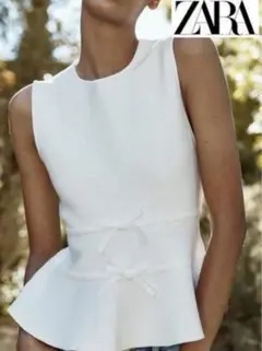 ZARA リボン ペプラムのサムネイル