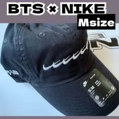 BTS Nike x BTS キャップ 刺繍 帽子 ナイキ ブラック D230 - メルカリ