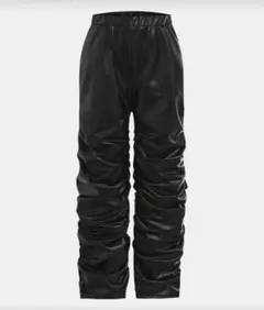 美品　ブラック　レザー調パンツ　12Y ダンス　衣装　イベント　男の子　女の子