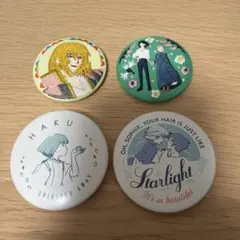 ジブリ どんぐり共和国 ハウルの動く城 ランダム 刺繍 缶バッジ