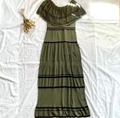 【定価3万】グレースコンチネンタル ダイアグラム バイカラーニットワンピース