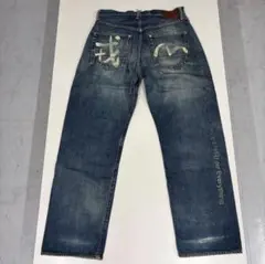 EVISU エビス 家紋 カモメ 赤耳 セルビッチ デニム ボタンフライ W34
