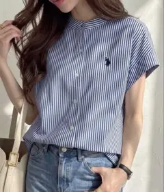 U.S. POLO ASSN. ストライプ 半袖シャツ　新品タグ付きのサムネイル